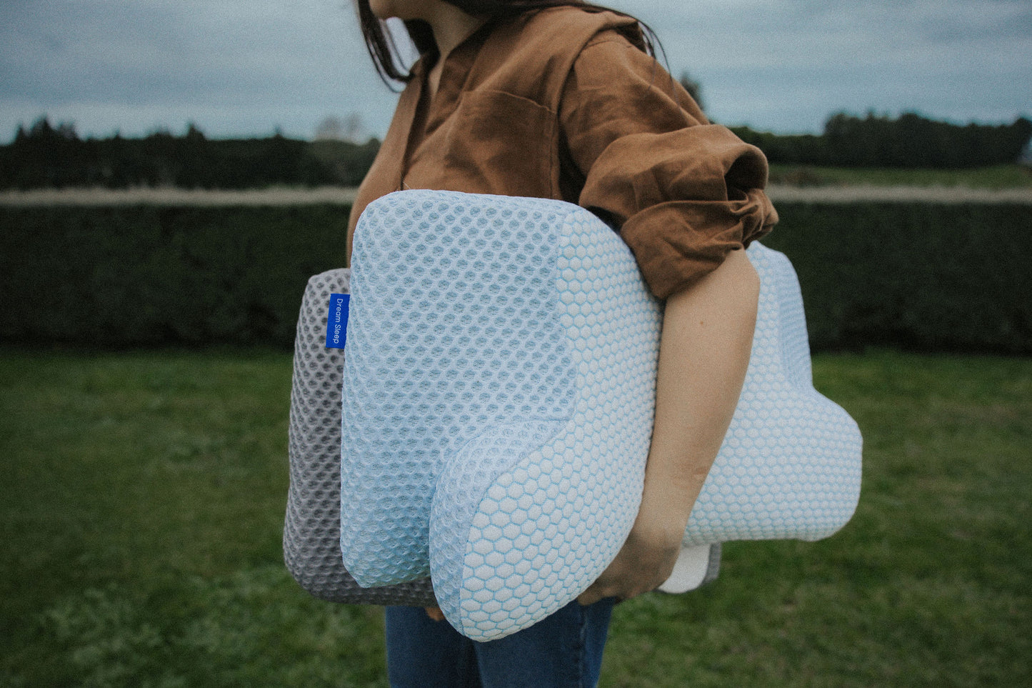 Dream Sleep Posture Pillow - Blue