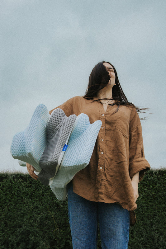 Dream Sleep Posture Pillow - Blue